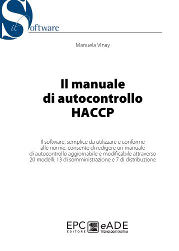 Il manuale di autocontrollo HACCP - Epc.it