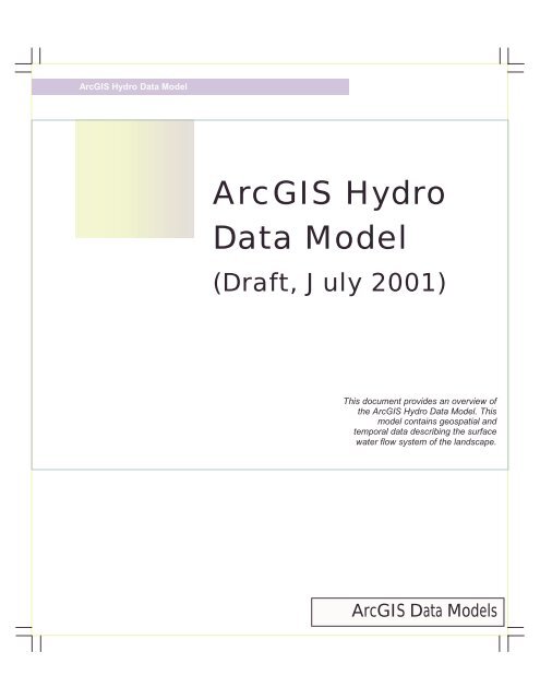ArcGIS Hydro Model Tutorial