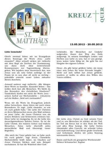 13. Mai Internet - St. Matthäus Melle