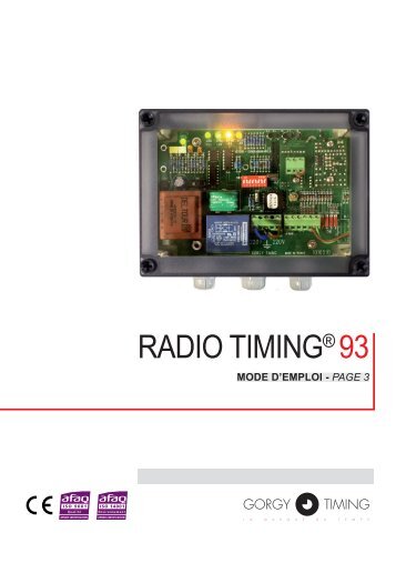 RADIO TIMINGÂ® 93 - Gorgy Timing