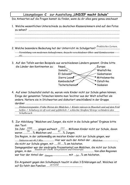 Erkundungsbogen 15-18 Jahre - younicef.de