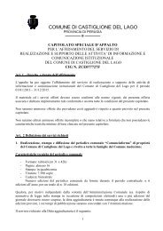 Capitolato speciale.pdf - Comune di Castiglione del Lago