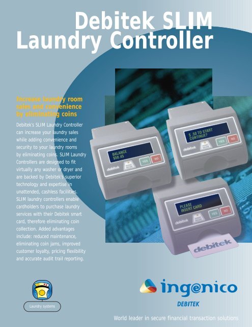 Debitek SLIM Laundry Controller - Smart Vend Corporation