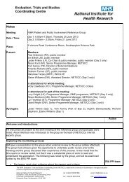 June 2013 Reference Group meeting notes - NETSCC