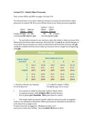 Lezione7A3 â Double Object Pronouns First, review DOPs and IOPs ...