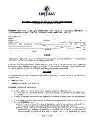 Istanza e dichiarazione sostitutiva (file .pdf) - Libertas