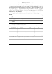 Self Appraisal Form for Faculty