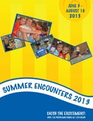 Summer Encounters brochure - Christ Church Episcopal School
