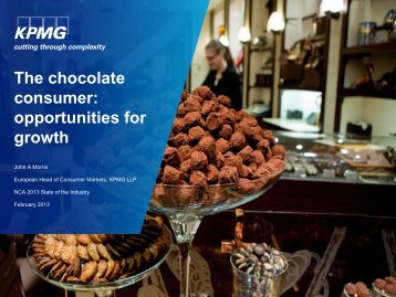 The Chocolate Consumer - Opportunities for Growth