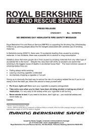 press release no smoking day highlights fire safety message