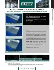 BAILEY PATENTED PUNCHED TRACK