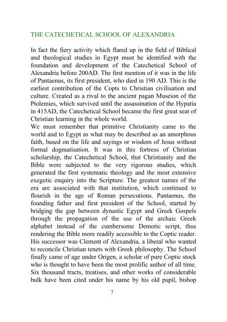 the coptic contribution to christian civilisation - Fatherjacob.org