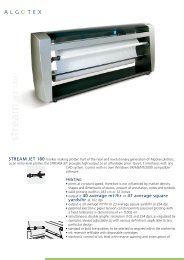 STREAM JET 180 marker making plotter. Part of - Mucad