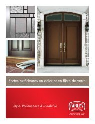 Brochure de Portes Farley - Farley Windows