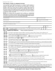 Preliminary Change of Ownership Report (BOE 502-A) - County of ...