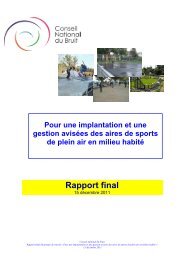 Rapport - Bruitparif