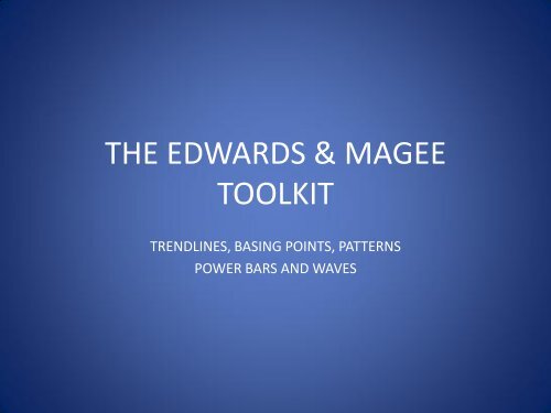 THE EDWARDS & MAGEE TOOLKIT