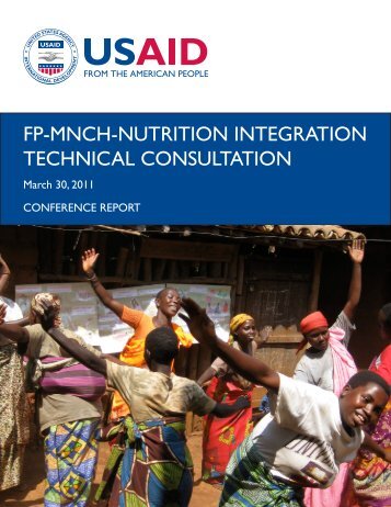 fp-mnch-nutrition integration technical consultation - ESD Project