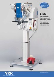 EH30 - YKK STOCKO FASTENERS GmbH