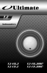 T3-Series - Ultimate Sound