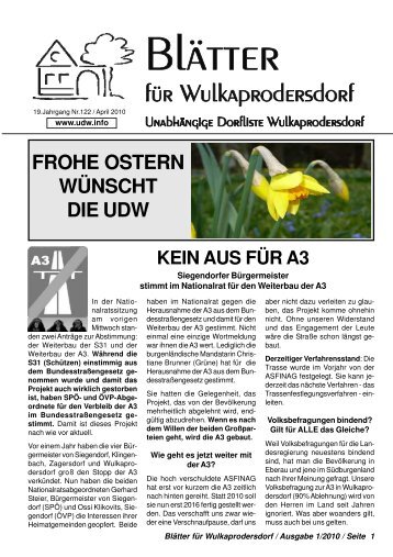 Zeitung April 2010 - udw.info