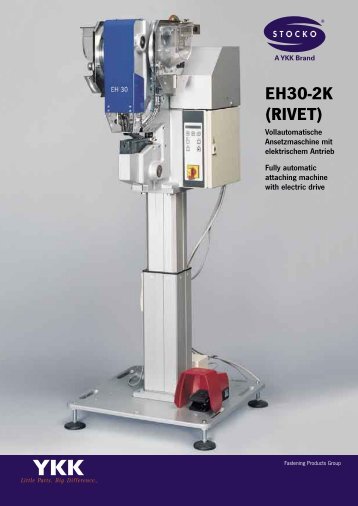 eh30-2k (rivet) - YKK STOCKO FASTENERS GmbH