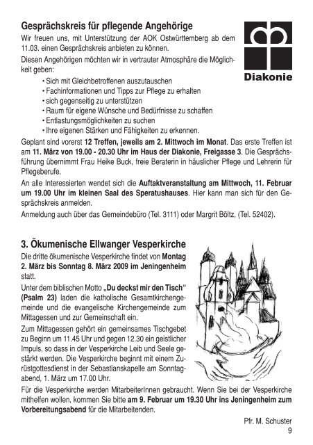 gemeindebrief - Evangelische Kirchengemeinde Ellwangen