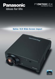 PT-DW7000E Brochure