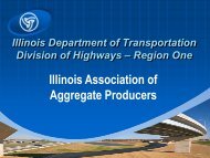 Illinois Department of Transportation Division of Highways â Region ...