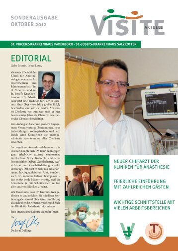 EDITORIAL - St. Vincenz-Krankenhaus Paderborn