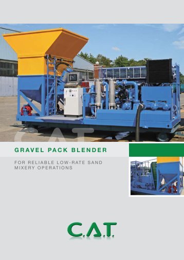 GRAVEL PACK BLENDER - CAT GmbH Consulting - Agency - Trade