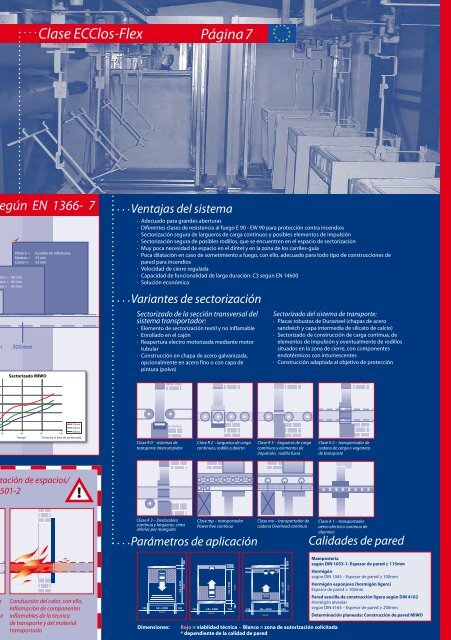 Barreras cortafuego para transportadores - Stöbich Brandschutz