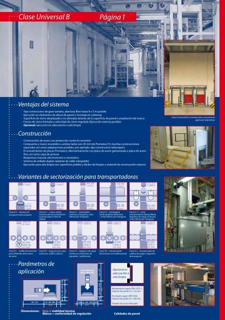 Barreras cortafuego para transportadores - Stöbich Brandschutz