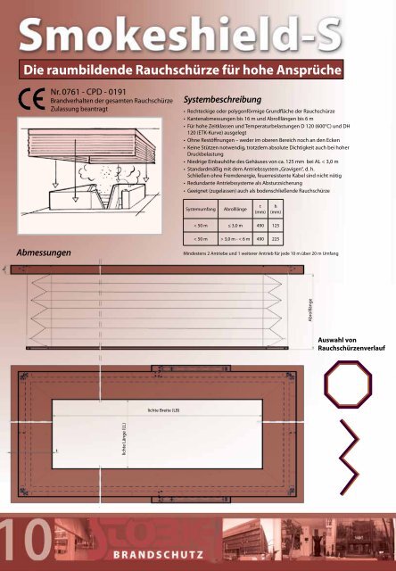 Flexible Rauchschürzen - Stöbich Brandschutz