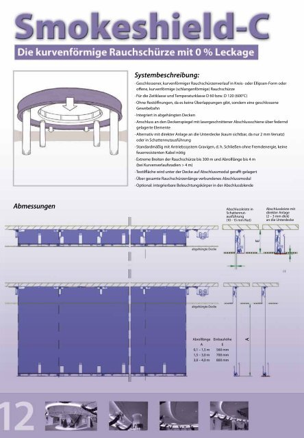 Flexible Rauchschürzen - Stöbich Brandschutz