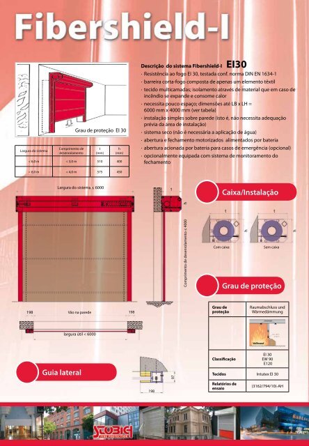 Barreiras corta-fogo flexíveis - Stöbich Brandschutz