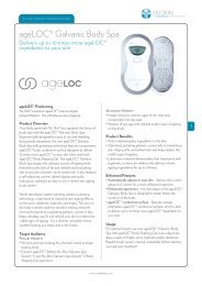 ageLOCÂ® Galvanic Body Spa - Nu Skin Force for Good Foundation