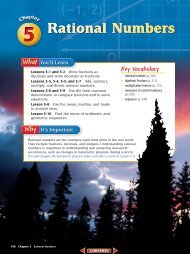 Chapter 5: Rational Numbers