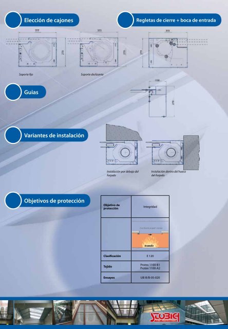 Fibershield Barreras cortafuegos textiles - Stöbich Brandschutz
