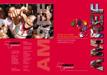 giving life a hand better health for africa - AMREF Deutschland