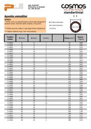 Pages 19 to 20 of COSMOS katalogas LT - Plantas