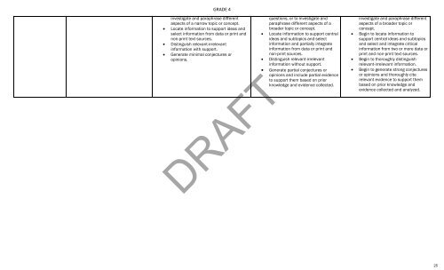 SBAC Achievement Level Descriptors, Grade 4 - ND Curriculum ...