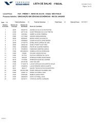 LISTA DE SALAS - FISCAL - Processos seletivos FGV