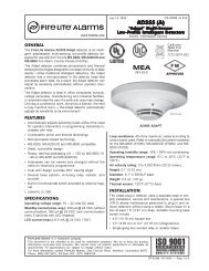 HD 355 Addressable Heat Detector - Patriot Alarm Systems, Inc.
