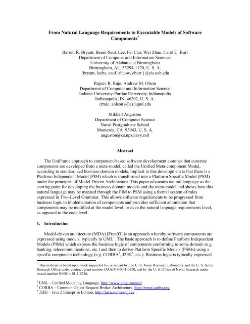 Proposal for the extension of the project - Computer Science