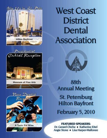Meeting Brochure - West Coast Dental Association