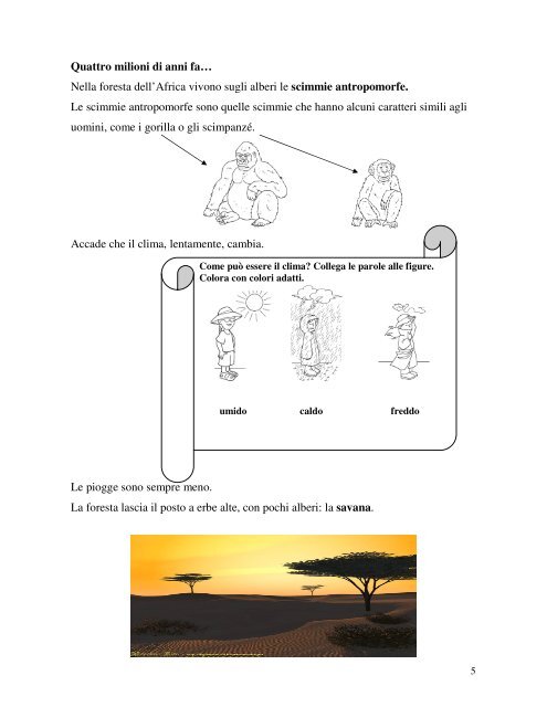 GLI AUSTRALOPITECHI - ReteIntercultura