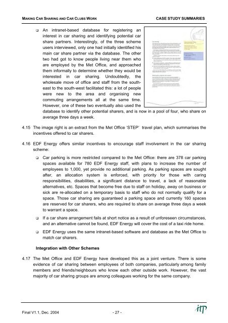 Making Car Sharing and Car Clubs Work - Case ... - The Civil Service