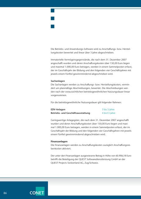 Konzernbericht der CONET Technologies AG 2011 ... - CONET Group