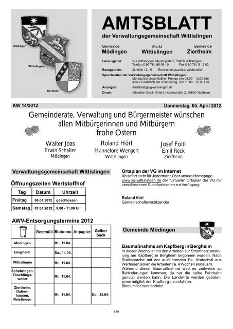 Wittislingen KW 14